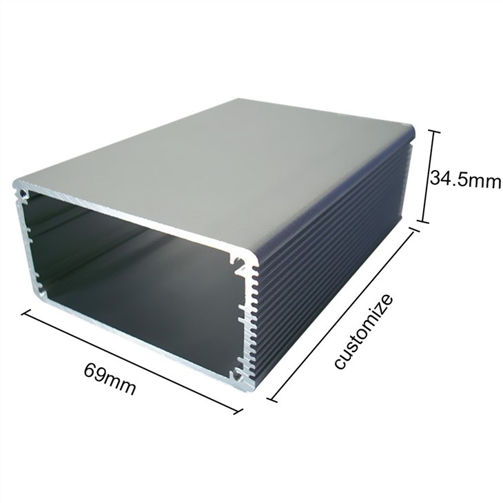 Elektronisk kabinett i aluminium for PCB