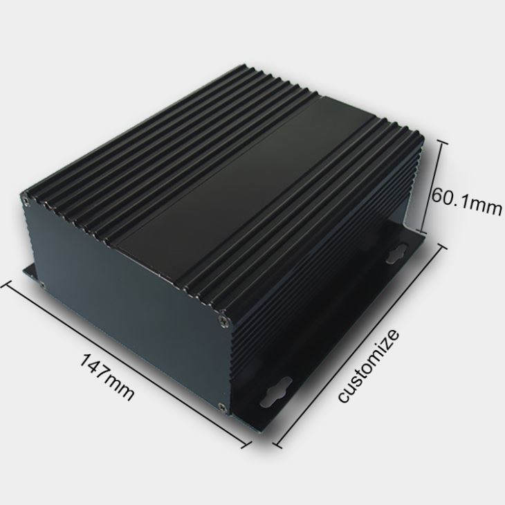 Aluminium ekstruderingsboks for elektronikk